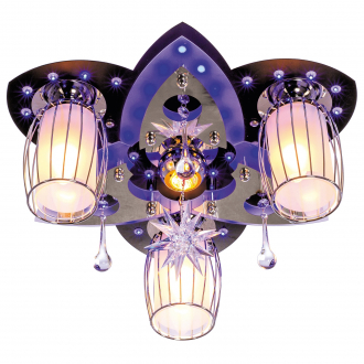 ЭкономСвет.Светильник космос  8282/3+1BK+CR RC MIXLED - Интернет-магазин бытовой техники, вентиляции, гигиенического оборудования Энерготехника, Екатеринбург