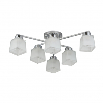 Потолочный светильник  ЭкономСвет 60210/6CR WT - Интернет-магазин бытовой техники, вентиляции, гигиенического оборудования Энерготехника, Екатеринбург