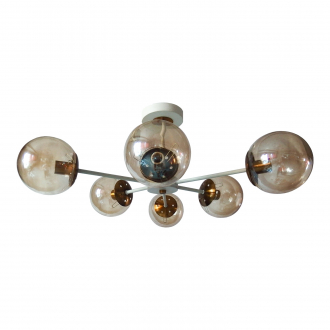 Потолочный светильник ЭкономСвет 39258/6WT+ZAB AMB - Интернет-магазин бытовой техники, вентиляции, гигиенического оборудования Энерготехника, Екатеринбург