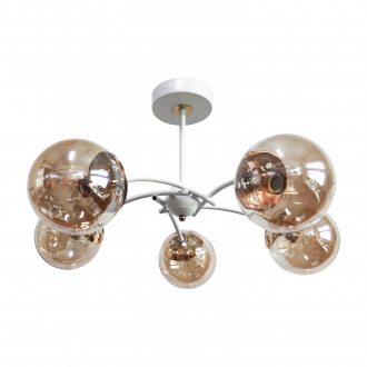 Потолочный светильник ЭкономСвет 39266/5WT+ZAB AMB - Интернет-магазин бытовой техники, вентиляции, гигиенического оборудования Энерготехника, Екатеринбург