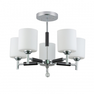 Светильник классический 20202/5CR+BK WT ЭкономСвет - Интернет-магазин бытовой техники, вентиляции, гигиенического оборудования Энерготехника, Екатеринбург