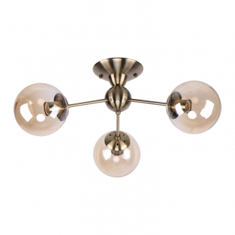 Потолочный светильник  ЭкономСвет 20905/3AB AMB - Интернет-магазин бытовой техники, вентиляции, гигиенического оборудования Энерготехника, Екатеринбург