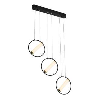 Gerhort Потолочный светодиодный светильник G61306/3BK+GD - Интернет-магазин бытовой техники, вентиляции, гигиенического оборудования Энерготехника, Екатеринбург