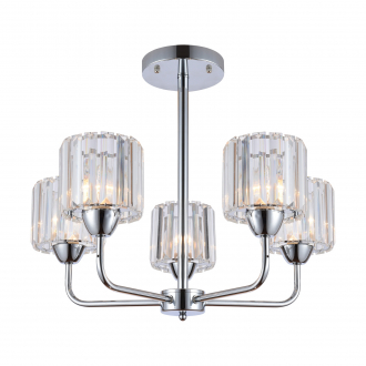 Потолочный светильник  ЭкономСвет 11023/5CR CL - Интернет-магазин бытовой техники, вентиляции, гигиенического оборудования Энерготехника, Екатеринбург