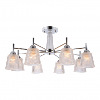 Потолочный светильник  ЭкономСвет 11060/8CR CL - Интернет-магазин бытовой техники, вентиляции, гигиенического оборудования Энерготехника, Екатеринбург