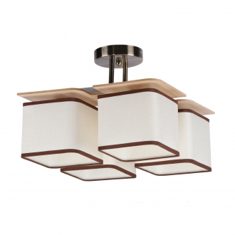 Потолочный светильник  ЭкономСвет 24089/4BR BR - Интернет-магазин бытовой техники, вентиляции, гигиенического оборудования Энерготехника, Екатеринбург