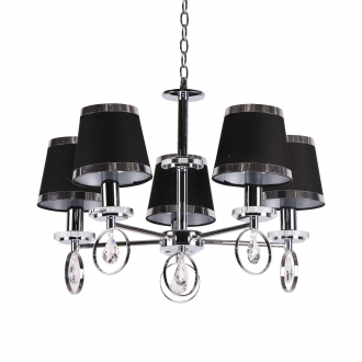 Потолочный светильник ЭкономСвет 65071/5CR+CL BK - Интернет-магазин бытовой техники, вентиляции, гигиенического оборудования Энерготехника, Екатеринбург