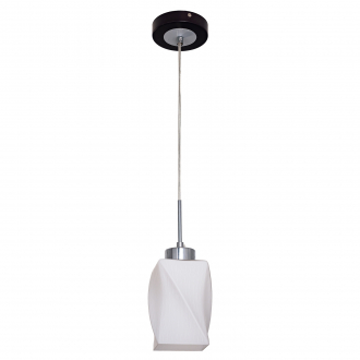 Подвесной светильник  ЭкономСвет 043J/1CR+BR WT - Интернет-магазин бытовой техники, вентиляции, гигиенического оборудования Энерготехника, Екатеринбург