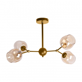 ЭкономСвет Потолочный светильник 10094/4GD AMB - Интернет-магазин бытовой техники, вентиляции, гигиенического оборудования Энерготехника, Екатеринбург