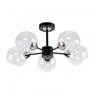 ЭкономСвет Потолочный светильник 10141/5BK+CR CL - Интернет-магазин бытовой техники, вентиляции, гигиенического оборудования Энерготехника, Екатеринбург