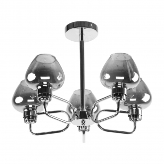 Потолочный светильник  ЭкономСвет 10892/5CR SM - Интернет-магазин бытовой техники, вентиляции, гигиенического оборудования Энерготехника, Екатеринбург