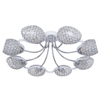 Потолочный светильник  ЭкономСвет 11126/8CR+WT CR+CL - Интернет-магазин бытовой техники, вентиляции, гигиенического оборудования Энерготехника, Екатеринбург