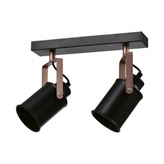 Спотовый светильник Gerhort G81052/2BK BK - Интернет-магазин бытовой техники, вентиляции, гигиенического оборудования Энерготехника, Екатеринбург