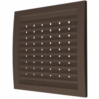 Эра Решетка вентиляционная наружная регулируемая, разъемная 150х150, ASA-пластик 1515 РРПН кор - Интернет-магазин бытовой техники, вентиляции, гигиенического оборудования Энерготехника, Екатеринбург