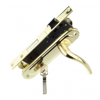 TRODOS.Замок врезной 70-L/106 РB (золото) 202091 - Интернет-магазин бытовой техники, вентиляции, гигиенического оборудования Энерготехника, Екатеринбург