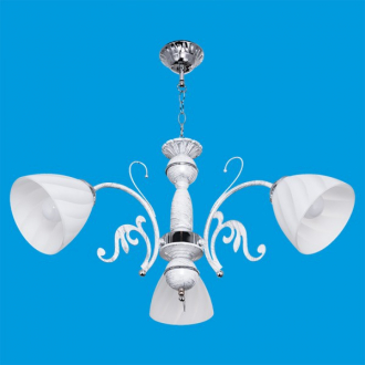 Люстра классическая  ЭкономСвет 2031H/3WT+SV WT - Интернет-магазин бытовой техники, вентиляции, гигиенического оборудования Энерготехника, Екатеринбург
