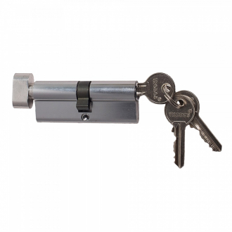 Цилиндр алюминиевый ЦМВ 80(40/40)-3K CP (хром) 208070 - Интернет-магазин бытовой техники, вентиляции, гигиенического оборудования Энерготехника, Екатеринбург