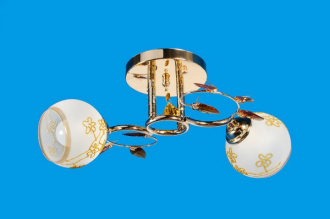 ЭкономСвет.Светильник эконом 2156A / 2C MIX (3CR WT, 3 FGD YL) - Интернет-магазин бытовой техники, вентиляции, гигиенического оборудования Энерготехника, Екатеринбург