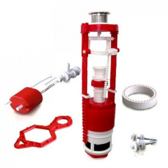 Арматура к бачку кноп. АС-16 бок. подкл. - Интернет-магазин бытовой техники, вентиляции, гигиенического оборудования Энерготехника, Екатеринбург