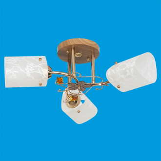 ЭкономСвет.Светильник эконом 2208LM / 3FGD + BR WT - Интернет-магазин бытовой техники, вентиляции, гигиенического оборудования Энерготехника, Екатеринбург