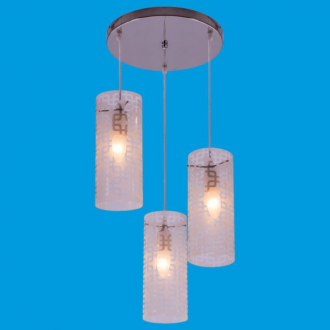 Подвесной светильник ЭкономСвет 222ZW/3CR CL - Интернет-магазин бытовой техники, вентиляции, гигиенического оборудования Энерготехника, Екатеринбург