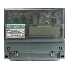 Счётчик электрической энергии электронный трехфазный Меркурий 231 AT-01I 5-60A 220/380В - Интернет-магазин бытовой техники, вентиляции, гигиенического оборудования Энерготехника, Екатеринбург