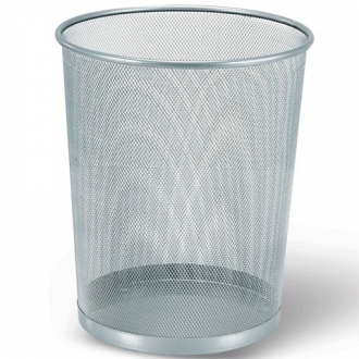 BRAUBERG Корзина для бумаг "Germanium", большая, металлическая, 20 л, серебристая - Интернет-магазин бытовой техники, вентиляции, гигиенического оборудования Энерготехника, Екатеринбург