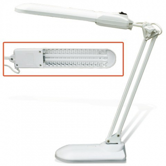 ТРАНСВИТ Светильник настольный Дельта 1У на подставке люминесцентный 11Вт белый, высота 35 см, G23 - Интернет-магазин бытовой техники, вентиляции, гигиенического оборудования Энерготехника, Екатеринбург