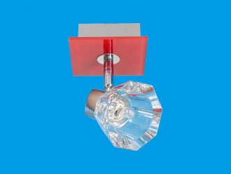 ЭкономСвет.Спот потолочный 23353 / 1CR + RED CL - Интернет-магазин бытовой техники, вентиляции, гигиенического оборудования Энерготехника, Екатеринбург