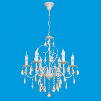 ЭкономСвет.Люстра потолочная классика с хрусталем 2346 / 6WG - Интернет-магазин бытовой техники, вентиляции, гигиенического оборудования Энерготехника, Екатеринбург