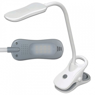 SUPRA Светильник настольный SL-TL310 на прищепке, светодиодный, 5 Вт, белый - Интернет-магазин бытовой техники, вентиляции, гигиенического оборудования Энерготехника, Екатеринбург