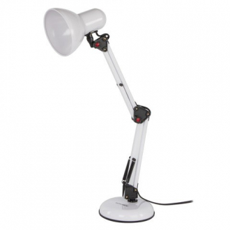 SONNEN Светильник настольный TL-007, на подставке + струбцина, 40 Вт, Е27, БЕЛЫЙ, высота 60 см - Интернет-магазин бытовой техники, вентиляции, гигиенического оборудования Энерготехника, Екатеринбург