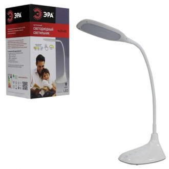 ЭРА Светильник настольный NLED-452, на подставке, светодиодный, сенсорное управление, 9 Вт, белый - Интернет-магазин бытовой техники, вентиляции, гигиенического оборудования Энерготехника, Екатеринбург