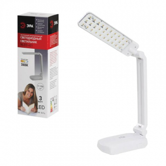 ЭРА Светильник настольный NLED-421, на подставке, светодиодный, аккумуляторный, 3 Вт, белый - Интернет-магазин бытовой техники, вентиляции, гигиенического оборудования Энерготехника, Екатеринбург