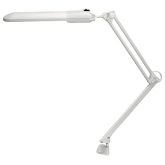 ТРАНСВИТ Светильник настольный Дельта на струбцине люминесцентный 11Вт белый высота 70см 2G7 - Интернет-магазин бытовой техники, вентиляции, гигиенического оборудования Энерготехника, Екатеринбург