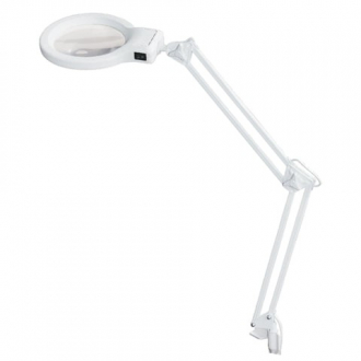 ТРАНСВИТ Светильник настольный Леда С20 лупа (2/9 раз пластик) струбцина светодиоды 8Вт высота 60 см - Интернет-магазин бытовой техники, вентиляции, гигиенического оборудования Энерготехника, Екатеринбург