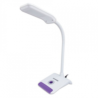 SONNEN Светильник настольный OU-147, на подставке, светодиодный, 5 Вт, белый/фиолетовый - Интернет-магазин бытовой техники, вентиляции, гигиенического оборудования Энерготехника, Екатеринбург