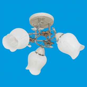 ЭкономСвет.Светильник эконом 2371LM / 3CR + WT WT - Интернет-магазин бытовой техники, вентиляции, гигиенического оборудования Энерготехника, Екатеринбург