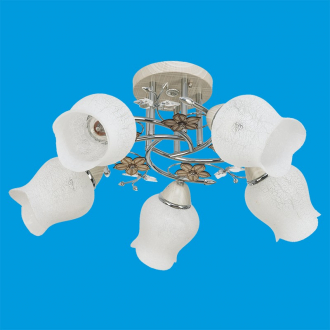 ЭкономСвет.Светильник эконом 2371LM / 5CR + WT WT - Интернет-магазин бытовой техники, вентиляции, гигиенического оборудования Энерготехника, Екатеринбург