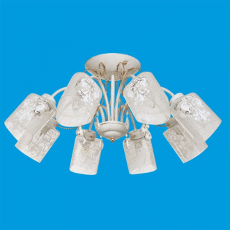 ЭкономСвет.Люстра 2503 / 8WG + FG - Интернет-магазин бытовой техники, вентиляции, гигиенического оборудования Энерготехника, Екатеринбург