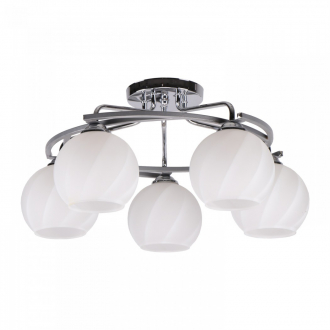 Потолочный светильник  ЭкономСвет 25062/5CR+GR WT - Интернет-магазин бытовой техники, вентиляции, гигиенического оборудования Энерготехника, Екатеринбург