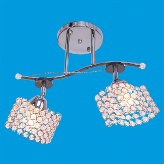 ЭкономСвет.Люстра модерн 2596AX / 2CR CL - Интернет-магазин бытовой техники, вентиляции, гигиенического оборудования Энерготехника, Екатеринбург