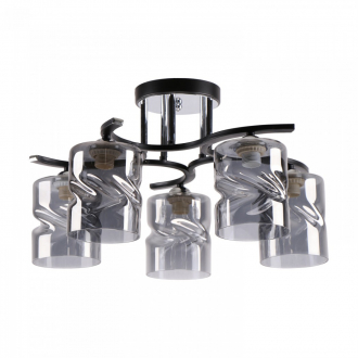 Потолочный светильник ЭкономСвет 26063/5BK+CR SM - Интернет-магазин бытовой техники, вентиляции, гигиенического оборудования Энерготехника, Екатеринбург