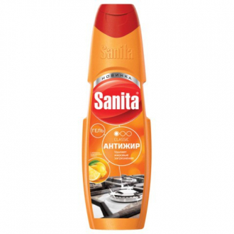 SANITA Средство для чистки плит духовок грилей от жира/нагара 500г "Гель Антижир" - Интернет-магазин бытовой техники, вентиляции, гигиенического оборудования Энерготехника, Екатеринбург