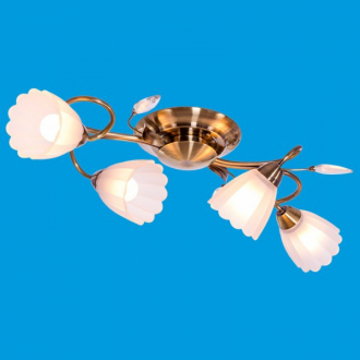 ЭкономСвет.Люстра 26424 / 4AB WT - Интернет-магазин бытовой техники, вентиляции, гигиенического оборудования Энерготехника, Екатеринбург