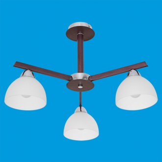 Люстра классическая  ЭкономСвет  2672/3CR+BR WT - Интернет-магазин бытовой техники, вентиляции, гигиенического оборудования Энерготехника, Екатеринбург