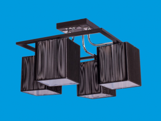 ЭкономСвет.Люстра 2693 / 4A BK + CR BK - Интернет-магазин бытовой техники, вентиляции, гигиенического оборудования Энерготехника, Екатеринбург