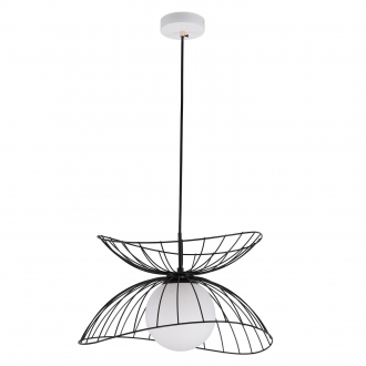 Подвесной светильник  ЭкономСвет 10168/1WT+BK WT - Интернет-магазин бытовой техники, вентиляции, гигиенического оборудования Энерготехника, Екатеринбург