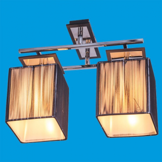 ЭкономСвет.Люстра модерн 2700 / 2B BK + CR BK - Интернет-магазин бытовой техники, вентиляции, гигиенического оборудования Энерготехника, Екатеринбург