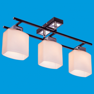 ЭкономСвет.Люстра 27002 / 3BK + CR MK - Интернет-магазин бытовой техники, вентиляции, гигиенического оборудования Энерготехника, Екатеринбург